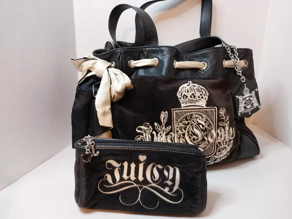 Vintage Juicy Couture Handbag And Makeup Accessory Bag