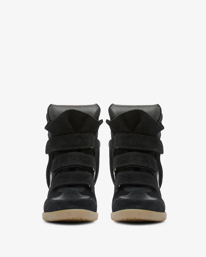 Bekett leather wedge sneakers