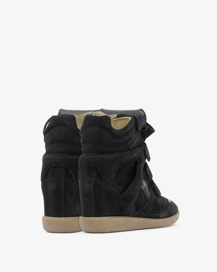 Bekett leather wedge sneakers