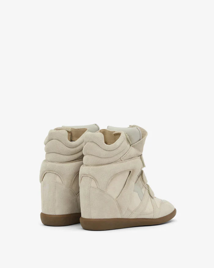 Bekett leather wedge sneakers