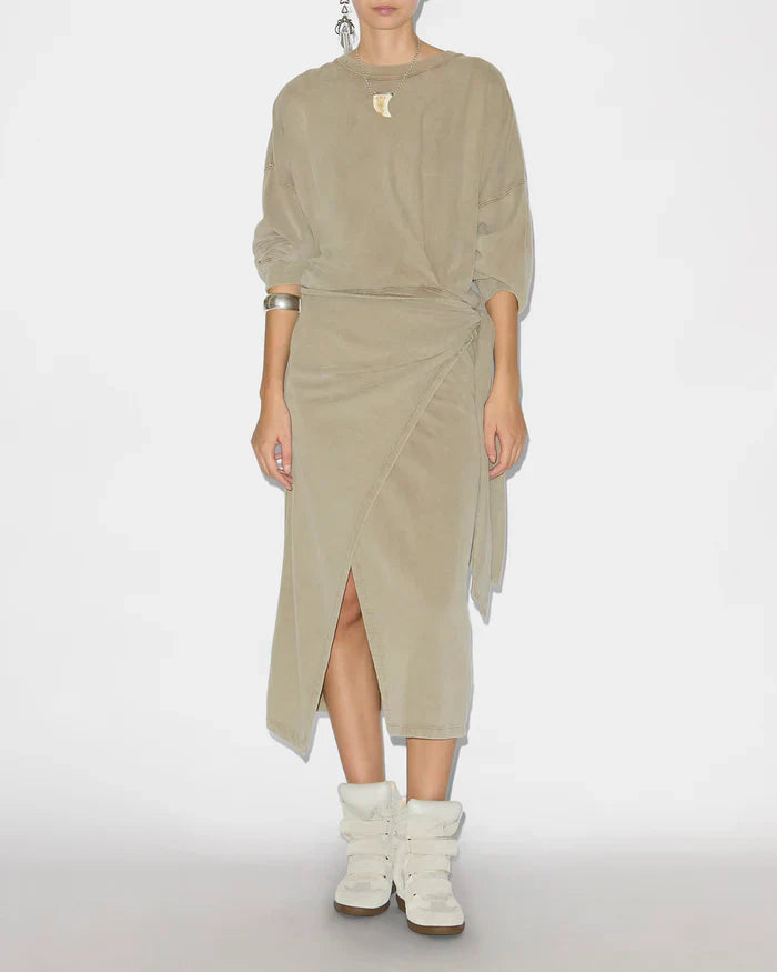 Bekett leather wedge sneakers