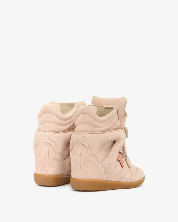 Bekett leather wedge sneakers