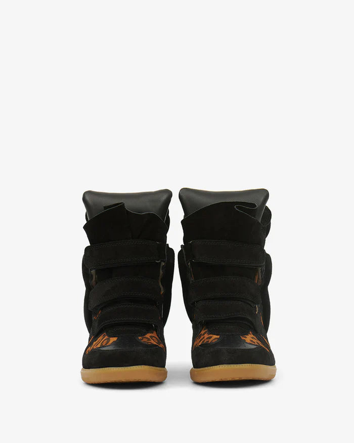 Bekett leather wedge sneakers