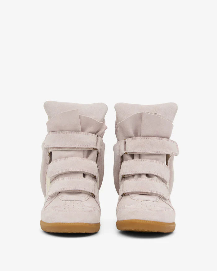 Bekett leather wedge sneakers