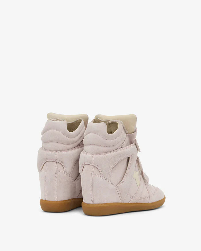 Bekett leather wedge sneakers