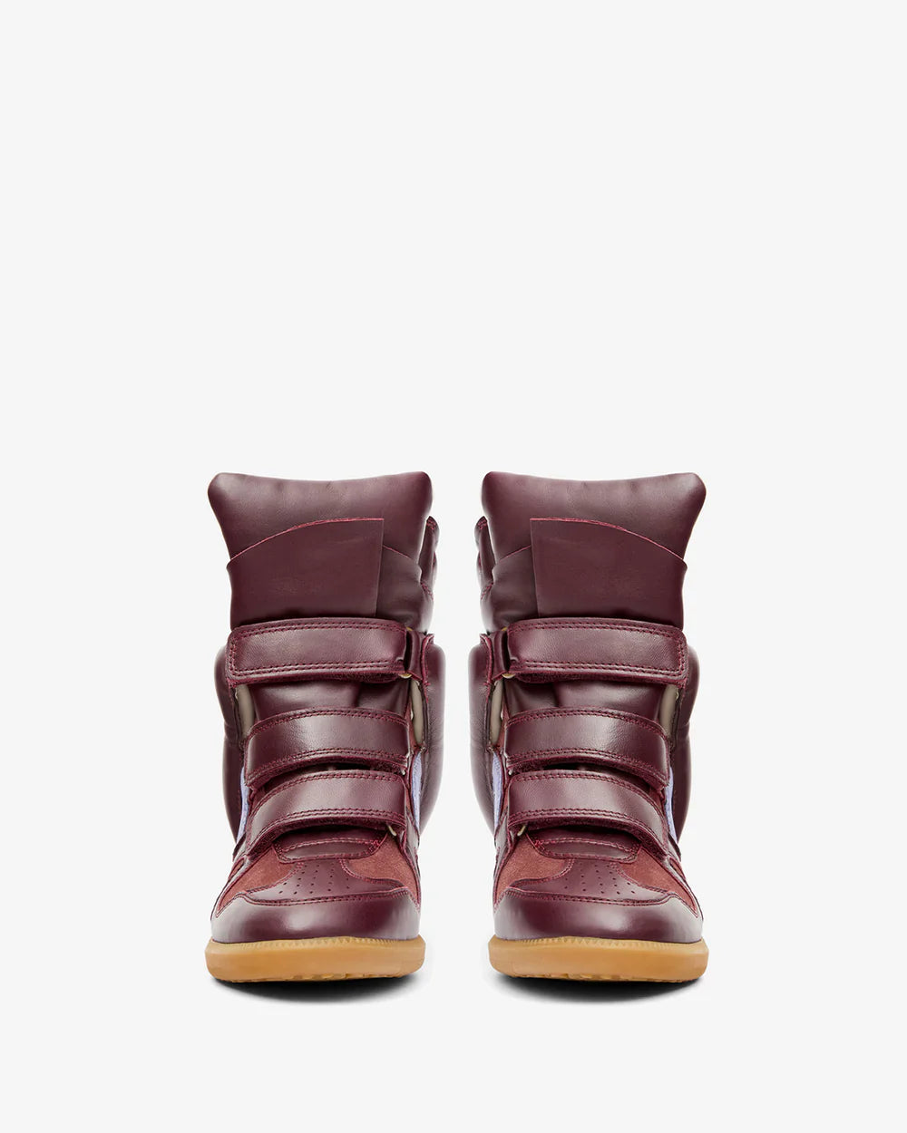 Bekett leather wedge sneakers