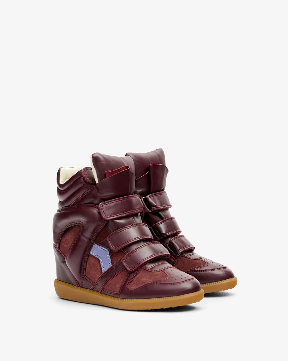 Bekett leather wedge sneakers