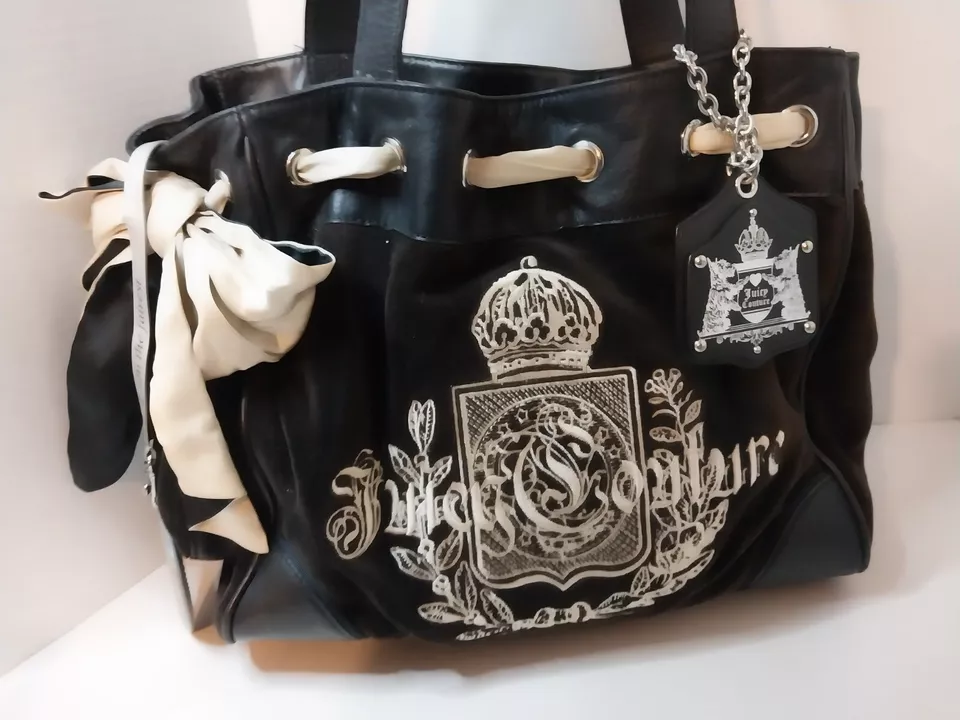 Vintage Juicy Couture Handbag And Makeup Accessory Bag