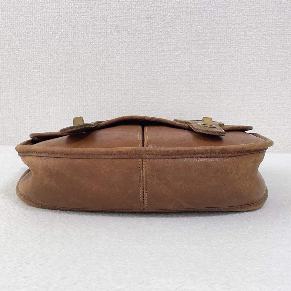 Vintage Coach Double Pocket Saddle Bag
