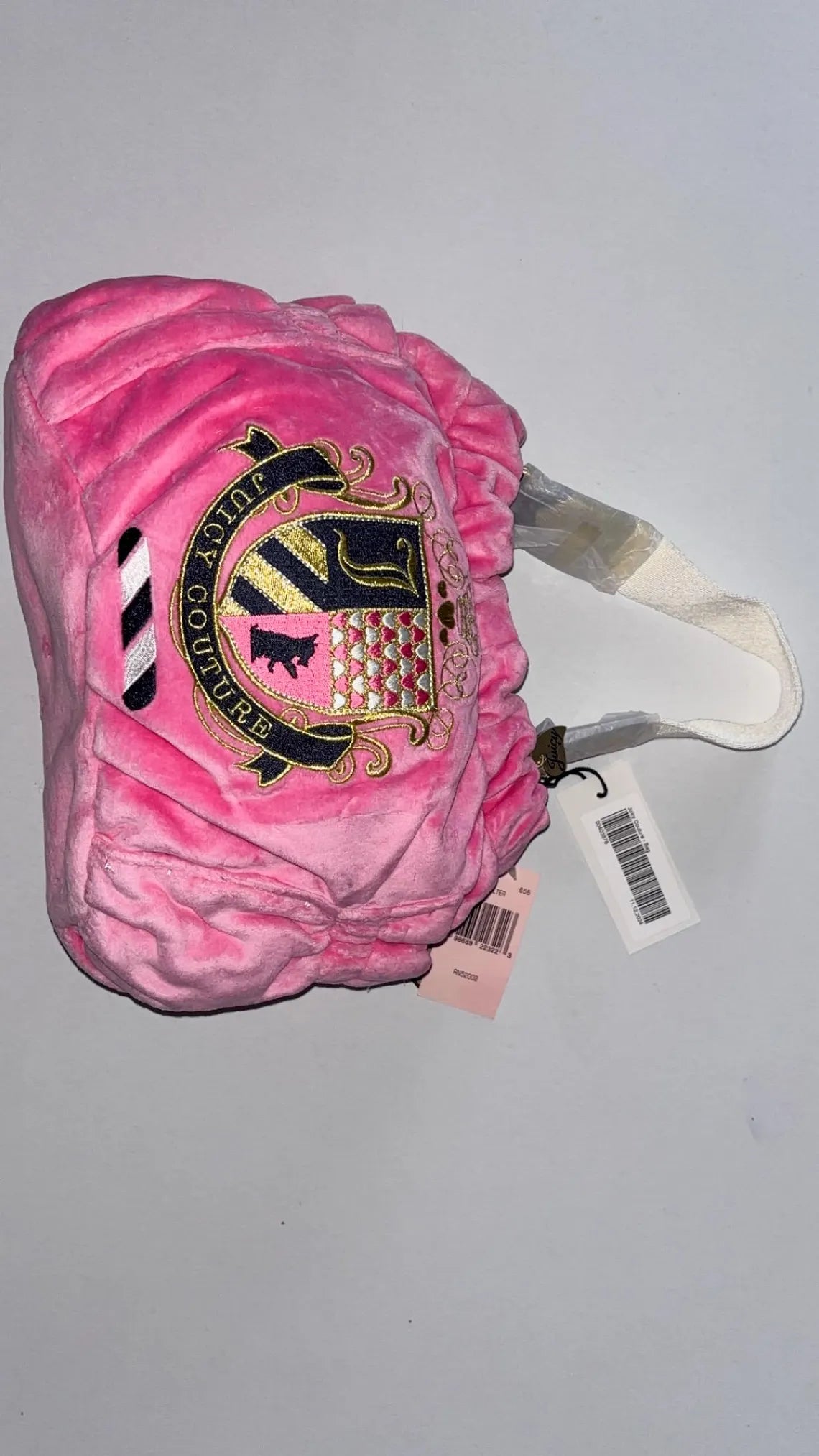 Vintage Juicy Couture Y2K Pink Velour Bag