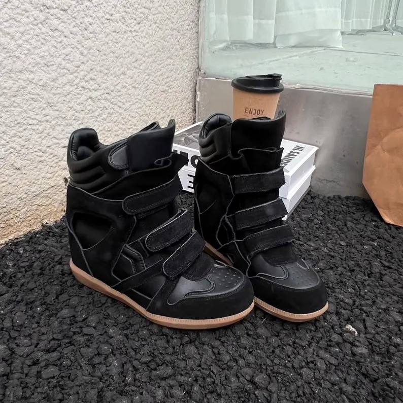 Vintage 2000s Wedge Sneakers – Y2K Platform Shoes – Choose Your Color