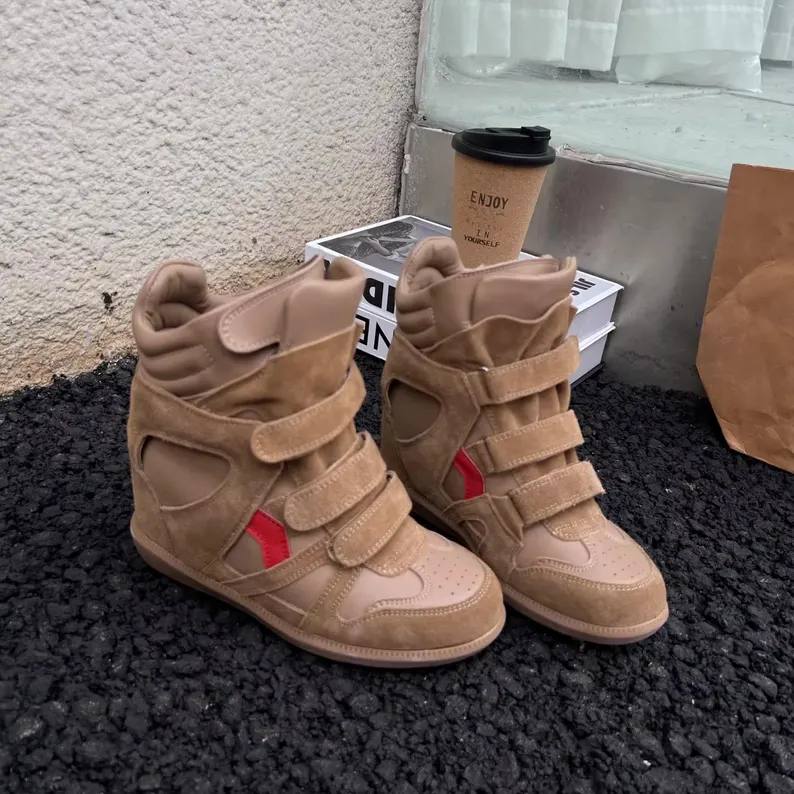 Vintage 2000s Wedge Sneakers – Y2K Platform Shoes – Choose Your Color