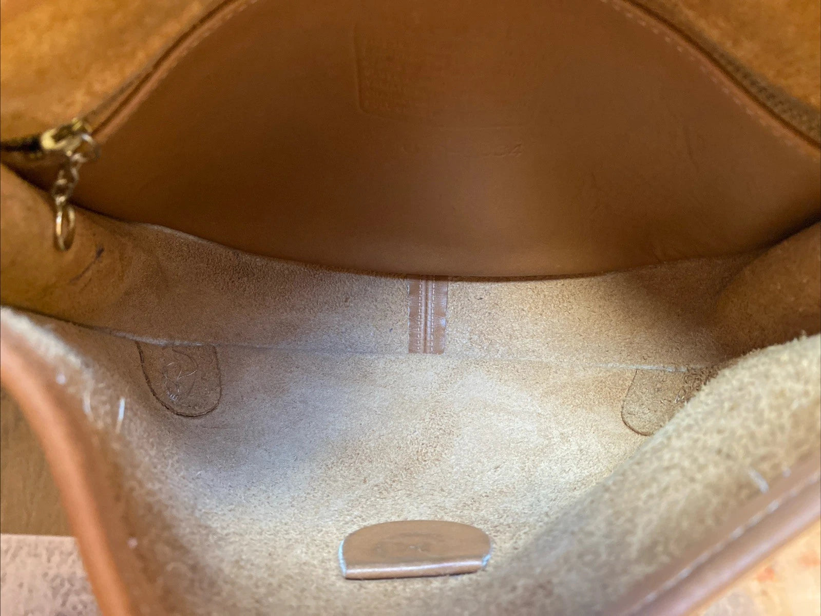 RARE Vintage Coach Ergo Flap 9034 Brown Glove Tanned Leather Excellent Condition