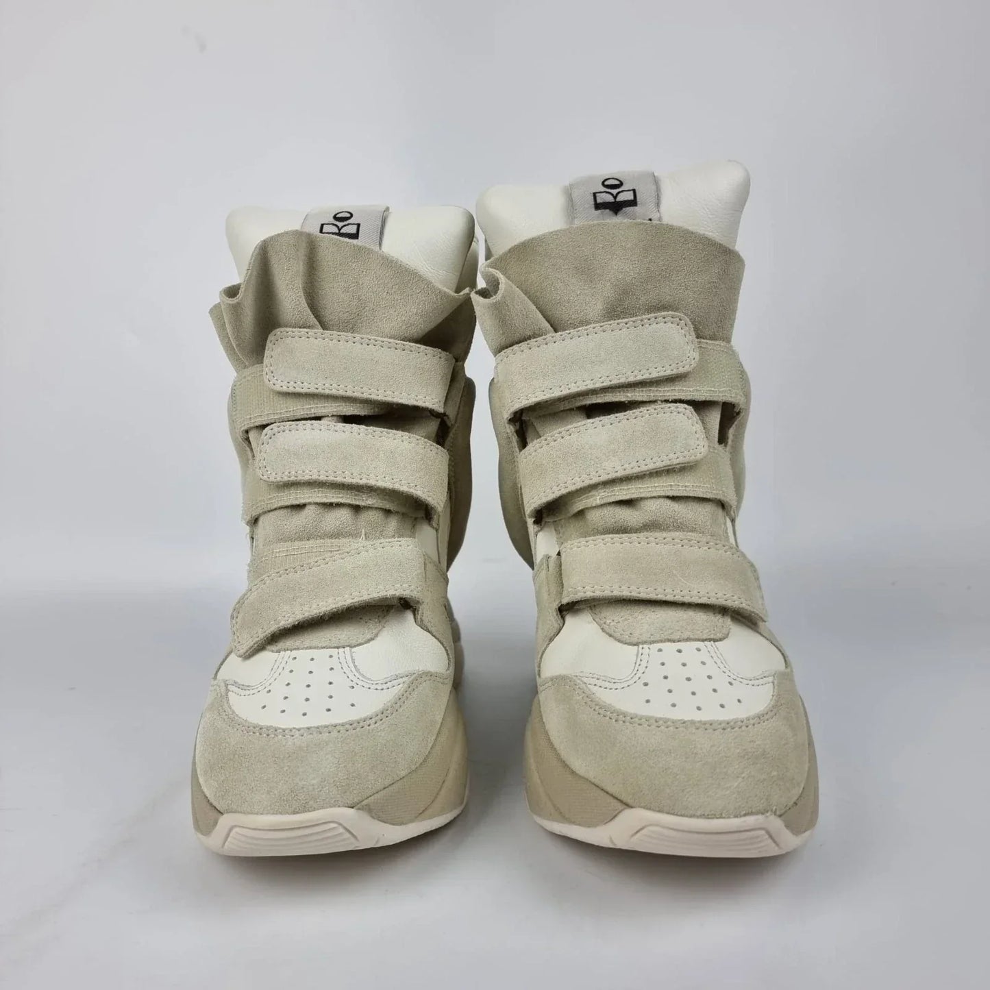 Isabel Marant Balskee White Suede Sneakers New & Authentic